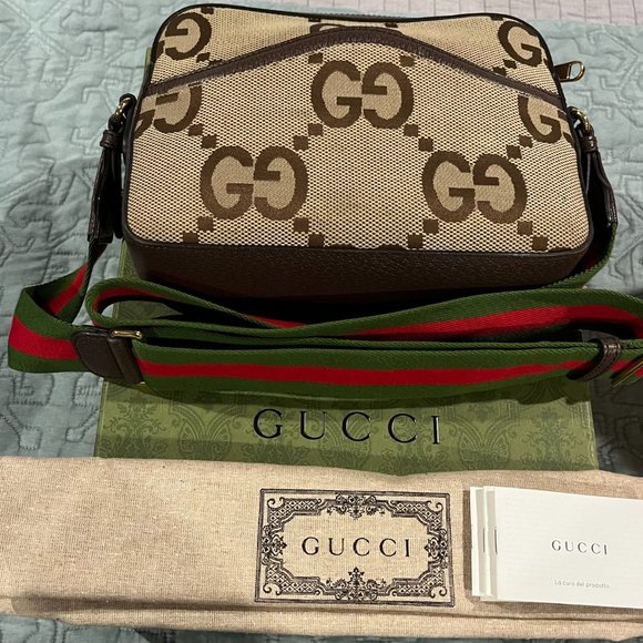 Gucci Handbags - Sold***Gucci Jumbo GG Messenger Bag